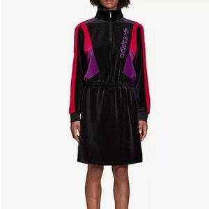 Adidas originals velour colorblock dress